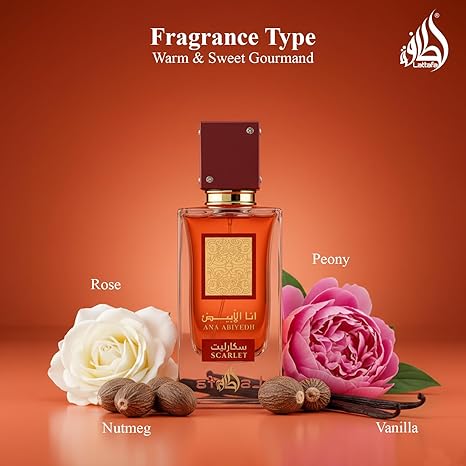 Lattafa Ana Abiyedh Scarlet Perfume